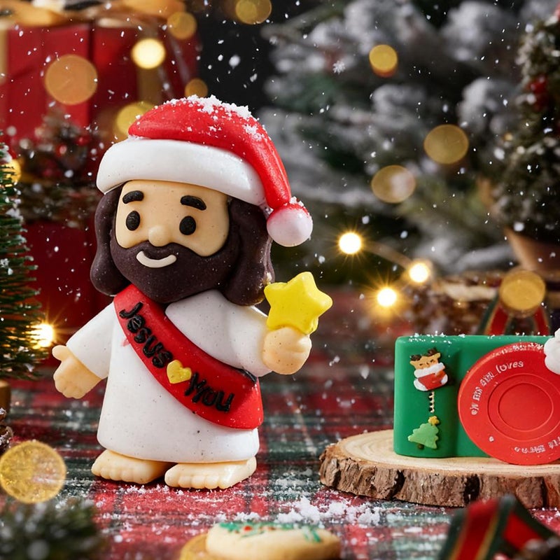 50Pcs Mini Jesus Figures – Bulk Pack of Religious Toy Figurines for Sunday School,Easter Egg Stuffers&Party Favors,Cute Jesus Hide and Seek Game,Christian Classroom Gifts  (Loves You Theme) - Image 5